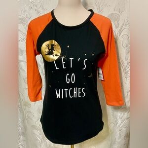 Joe Boxer Black & Orange Halloween Graphic Tee